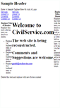 Mobile Screenshot of civilservice.com